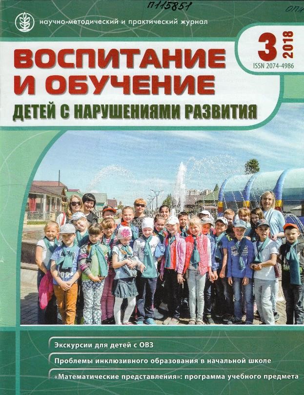 Ростомашвили, И. Е. Социокультурное музейное пространство как доступная среда для детей с ограниченными возможностями здоровья