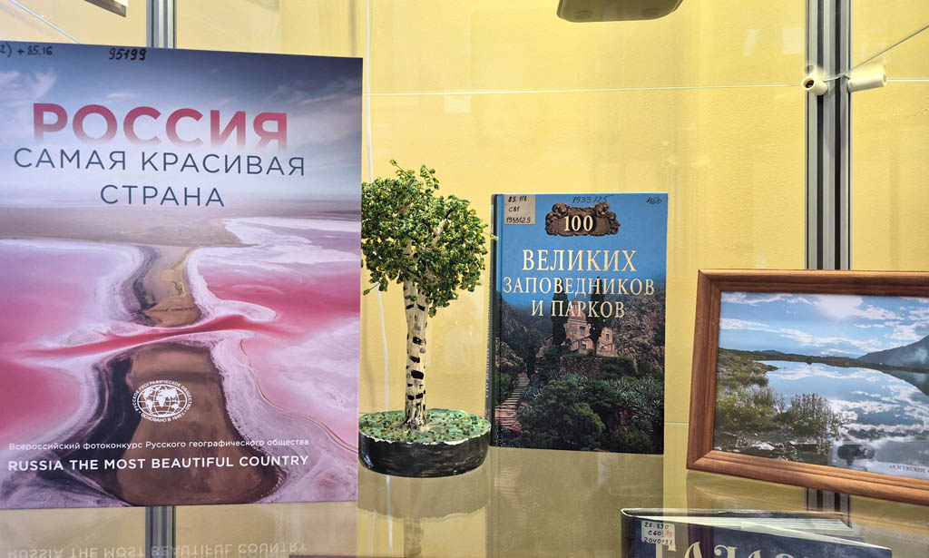 «Окружающая среда: природа в фокусе внимания» - новая книжная выставка в Лермонтовке